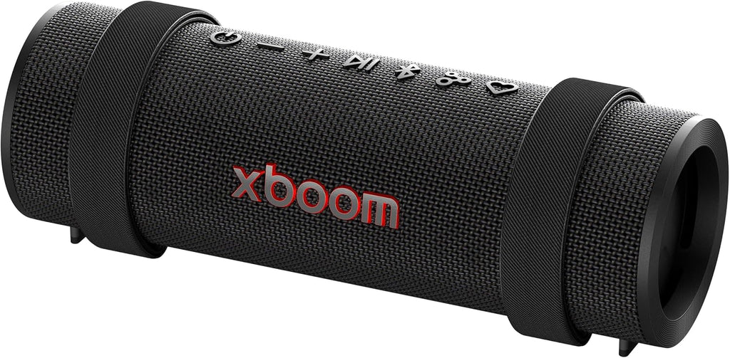 LG XBOOM Grab BK Portable Bluetooth Speaker – Wireless Sound, Deep Bass &amp; Long Battery Life