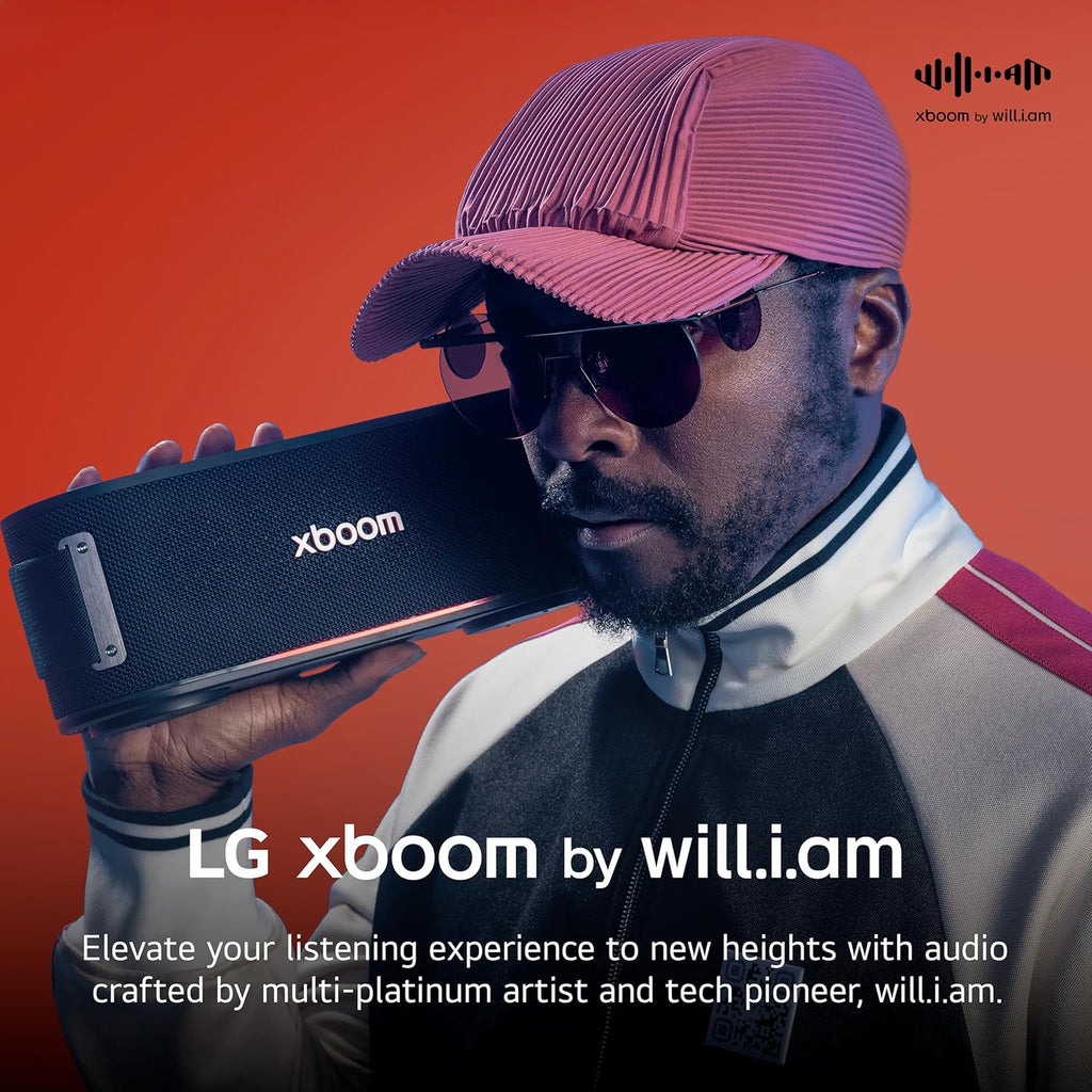 LG XBOOM Bounce Portable Bluetooth Speaker 40W – Powerful Wireless Sound, Deep Bass &amp; Long Battery Life