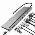Vention 11-in-1 USB-C Docking Station (THTHC) – Multiport Hub with Dual HDMI, USB 3.0, SD/TF Reader, Ethernet & PD Charging