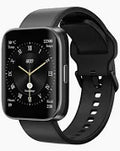 QCY S9 Urban GS Smart Watch – Stylish, Fitness Tracker, Black & Silver Gray