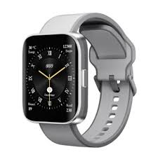 QCY S9 Urban GS Smart Watch – Stylish, Fitness Tracker, Black & Silver Gray