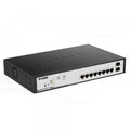 D-Link DGS-F1100-10PS 8-Port PoE Gigabit Smart Managed Switch with 2 SFP Ports