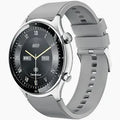 QCY WA23S7A Active GT Bluetooth Smartwatch – Fitness & Health Tracker, Black & Silver Gray