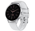 QCY WA24S11A Elite Smart Watch – Stylish Fitness & Health Tracker, Silver/Gray