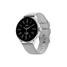 QCY WA24S11A Elite Smart Watch – Stylish Fitness & Health Tracker, Silver/Gray