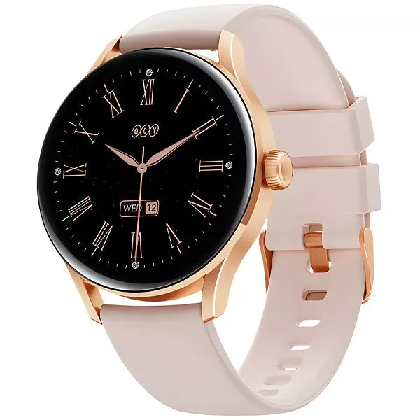 QCY WA24S11A Elite Smart Watch – Stylish Fitness & Health Tracker, Silver/Gray