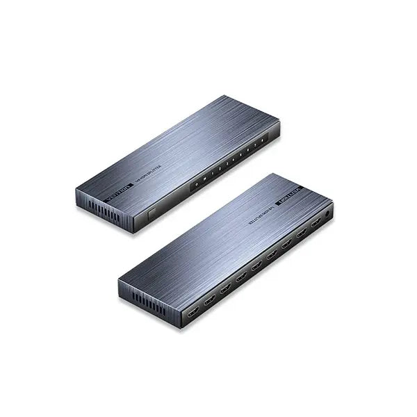 Vention 4K 1x8 HDMI Splitter – Aluminum Alloy, 8-Port HDMI Video Distribution Hub (AKQBO)