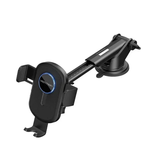 Vention KSAB0 One-Touch Car Phone Holder – Auto-Clamping Dashboard &amp; Windshield Mount for Smartphones