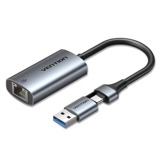  Vention  CFQHB USB-C + USB-A to Gigabit Ethernet Adapter – 0.15M 