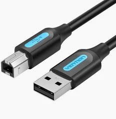 Vention VAS-A16-B500 5M USB 2.0 Printer Cable - Black (VAS-A16-B500)
