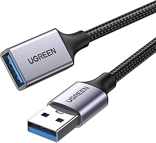 UGREEN USB 2.0 A Male to USB 2.0 A Female Extension Cable – 1.5M (UG-10315)