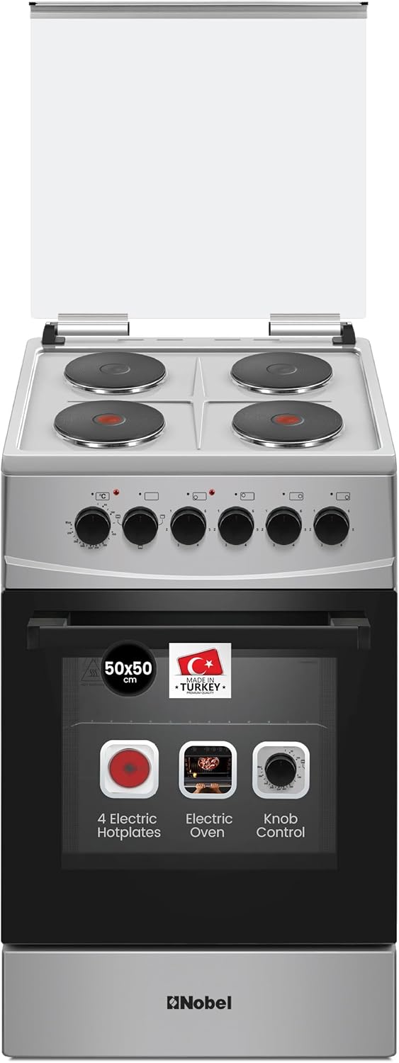 SCL 50x60cm Cooker 3 Gas + 1 Electric Plate (SCL-FC5631SI) Semi Inox 