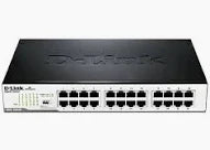 D-Link DES-1024D 24-Port 10/100 Unmanaged Switch – Desktop/Rackmount, Reliable Networking