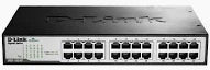 D-Link DES-1024D 24-Port 10/100 Unmanaged Switch – Desktop/Rackmount, Reliable Networking