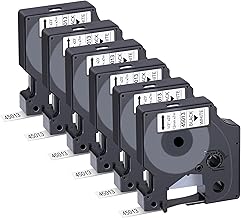 Dymo 45013 D1 Label Tape 12mm x 7m – Black on White
