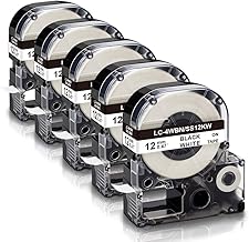 Epson SS-9KW Label Tape 9mm x 8m – Black on White