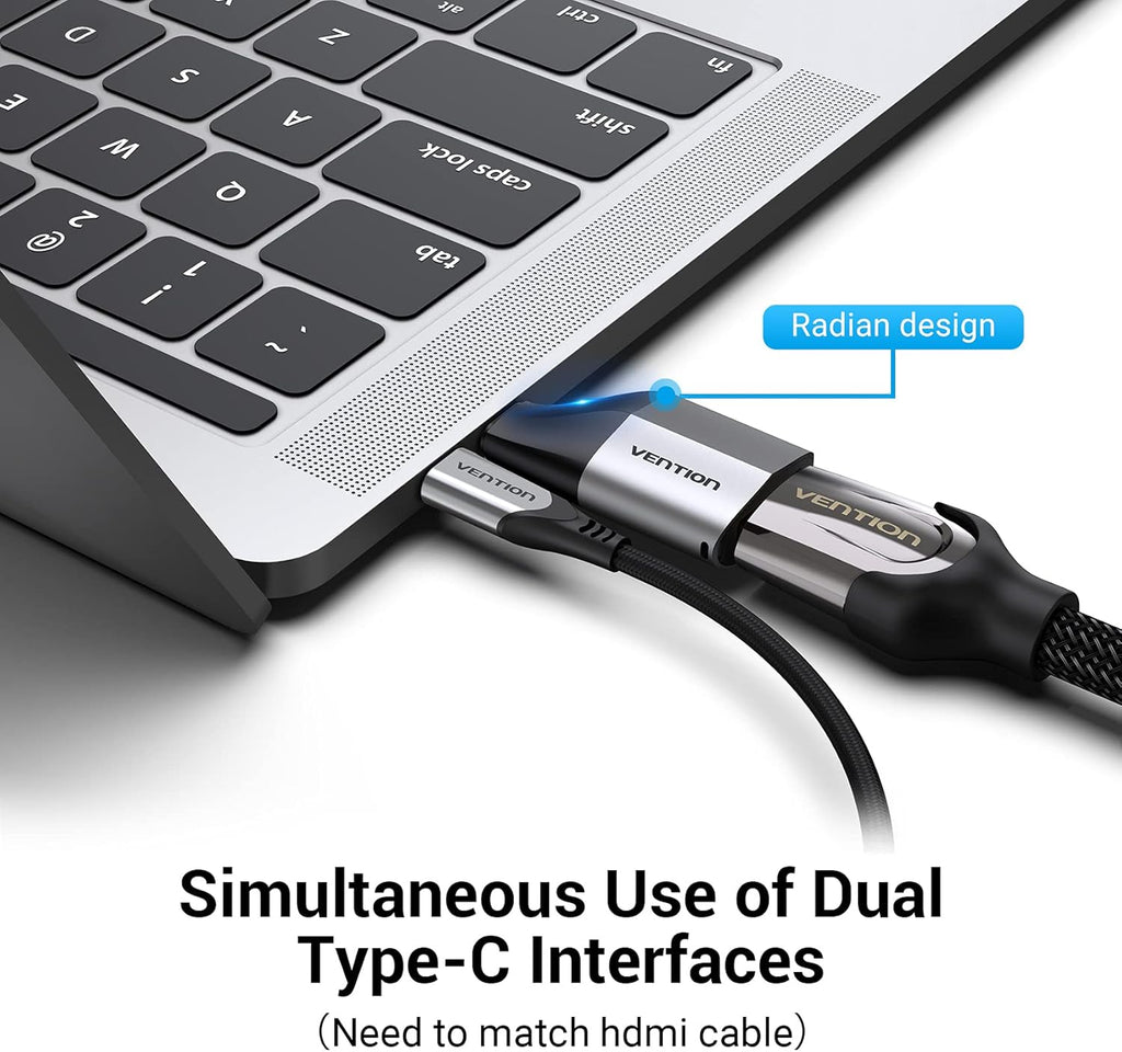 Vention TDEHB USB-C to HDMI Adapter (0.15m)