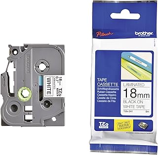 Brother TZ2-141 18mm x 8m Black on Clear Label Tape