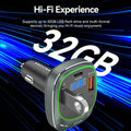 Vention FFLB0 3-Port USB-C/A/A Car Charger with FM Transmitter 30W Fast Charge (ABS Type)