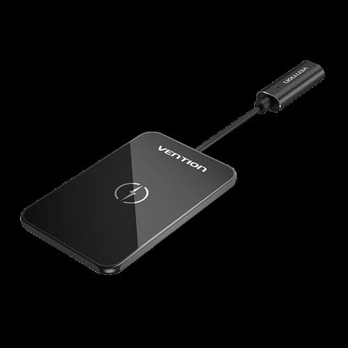 Vention 15W Ultra-Thin Wireless Charger with Mirror Surface (FGBBAG) – Fast Qi Charging Pad 0.05M