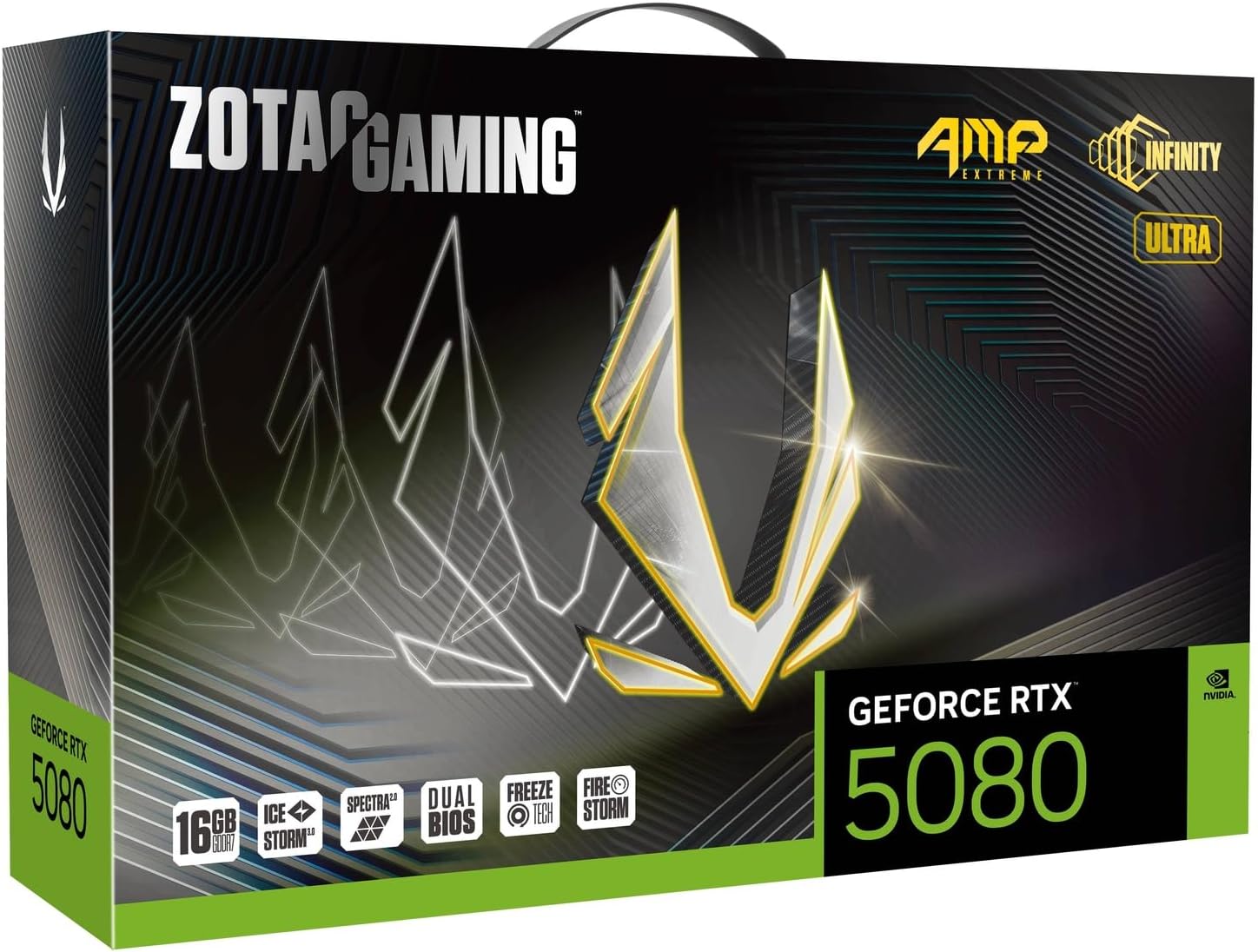ZOTAC Gaming GeForce RTX 5080 AMP Extreme Infinity Ultra 16GB GDDR7 Graphics Card (ZT-B50800BU-10P)
