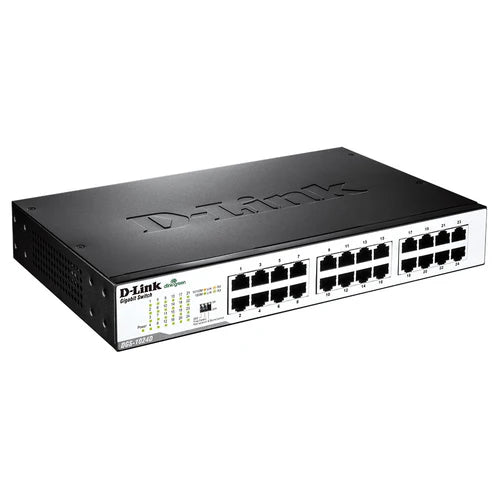 D-Link 24-Port Rackmountable Gigabit Switch (DGS-1024D) - High-Speed Networking for Business & Office