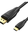 Vention Mini DisplayPort to HDMI Cable 1.5m– HABBG High-Resolution Display Adapter for Laptop, PC & TV