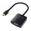 Vention Mini DisplayPort to VGA Converter | Compact Video Adapter for Laptop, PC &amp; Monitor – VEN-HBDBB