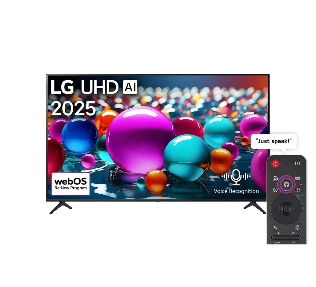 LG 55UA80006LC 55-Inch 4K UHD Smart LED TV with HDR10, a7 AI Processor Gen8 &amp; webOS 25 (2025 Model)