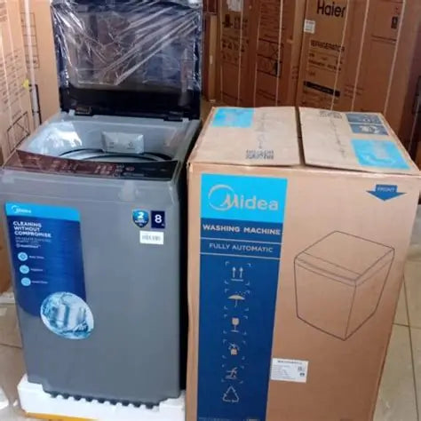 Midea 8kg Top Load Washing Machine MA200W80/G – Fully Automatic, Energy Efficient Washer