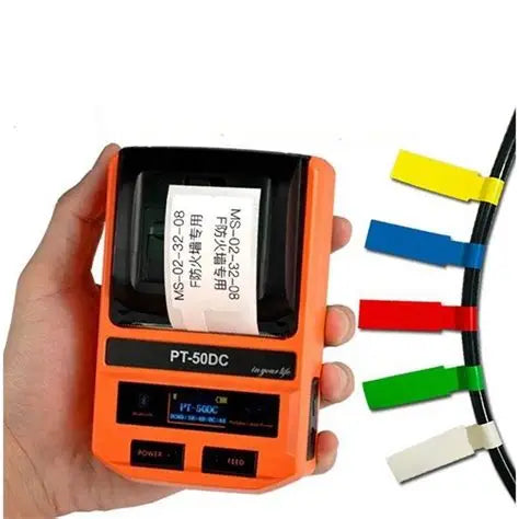 Puty PT-50DC Handheld Thermal Label Printer – Portable Bluetooth Barcode &amp; Sticker Printer