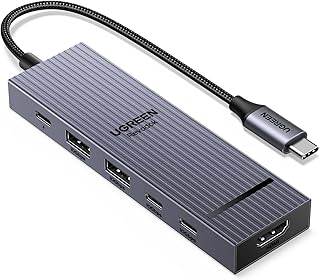 UGREEN CR113 4-Port USB 3.0 Hub – USB-C & USB-A 2-in-1