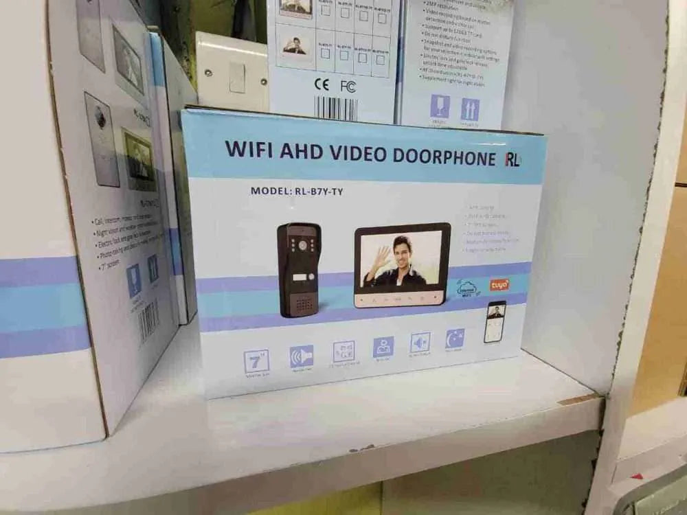 RL-B7YID-TY WiFi Video Door Phone – Smart Video Doorbell with Two-Way Audio & Remote Access for Home Security