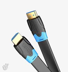 Vention HDMI 2.0 Cable (1m, Black) – AACBF High-Speed 4K Ultra HD HDMI Cable for TV, Monitor & Gaming
