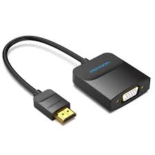 Vention HDMI to VGA Adapter (VEN-ACPBB) – Male to Female Converter for Laptop, PC, Monitor & Projector