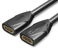 Vention HDMI Female to Female Extension Cable (0.5m, Black) – AAXBD High-Speed HDMI Coupler for TV, Monitor & Projector