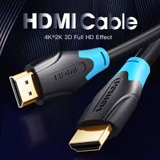 
Vention HDMI 2.0 Cable (10m, Black) – AACBL High-Speed 4K Ultra HD Cable for Home Entertainment, Gaming & Professional Display

