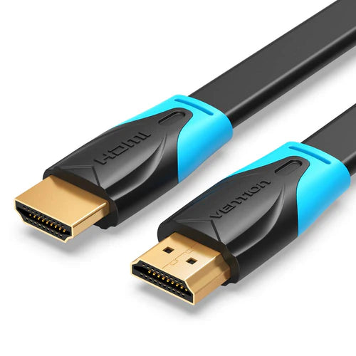 Vention Flat HDMI Cable  VAA-B02-L300 High-Speed 4K Ultra HD Slim Cable for TV, Monitor & Gaming