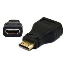 Vention Mini HDMI to HDMI Adapter (AISBO, Black) – Male to Female Converter for Camera, Laptop, TV & Monitor