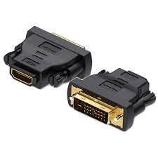 Vention HDMI to DVI (24+1) Adapter (AILBO, Black) – Female HDMI to Male DVI Converter for Monitor, PC & Display