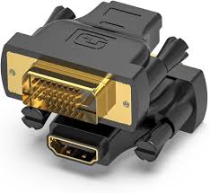 Vention HDMI to DVI (24+1) Adapter (AILBO, Black) – Female HDMI to Male DVI Converter for Monitor, PC & Display