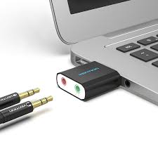 Vention VAB-S17-B USB External Sound Card