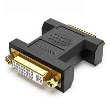 Vention HDMI to DVI (24+5) Adapter (ECCBO, Black) – Male HDMI to Female DVI Converter for Monitor, PC & Display
