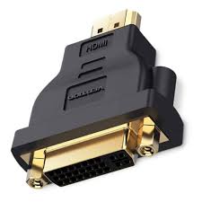 Vention HDMI to DVI (24+5) Adapter (ECCBO, Black) – Male HDMI to Female DVI Converter for Monitor, PC & Display