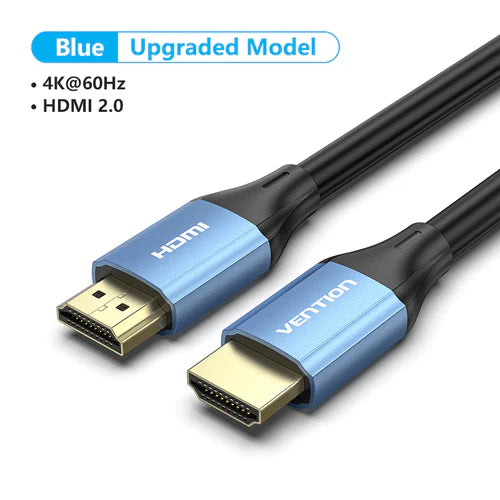 Vention HDMI 2.0 Male to Male Cable– ALHSJ High-Speed 4K Ultra HD HDMI Cable for TV, Monitor & Gaming