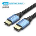 Vention HDMI 2.0 Male to Male Cable (10m, Blue) – ALHSL High-Speed 4K Ultra HD HDMI Cable for TV, Monitor &amp; Gaming