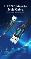 Vention 1.5M USB 3.0 A Male to A Male Cable (CONBG)
