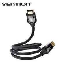 Vention Nylon Braided HDMI 2.0 Cable (1m, Black) – VAA-B05-B100 High-Speed 4K Ultra HD Durable HDMI Cable for TV, Monitor & Gaming