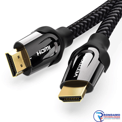 Vention Nylon Braided HDMI 2.0 Cable  – VAA-B05-B150 High-Speed 4K Ultra HD Durable HDMI Cable for TV, Monitor & Gaming