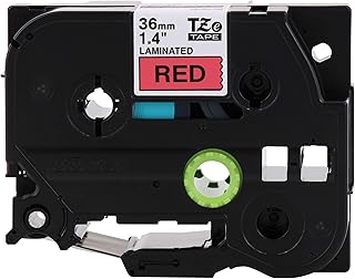 Brother TZ2-451 24mm x 8m Black on Red Label Tape